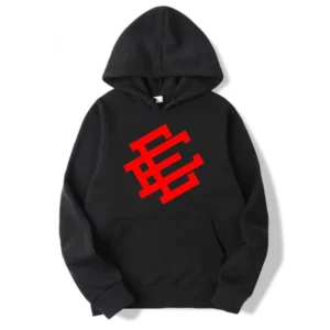 Eric Emanuel Red Printed Hoodie